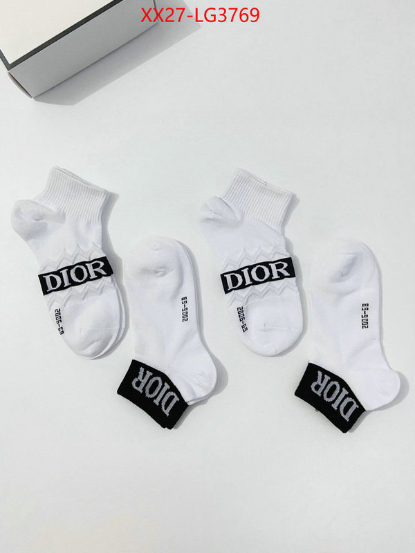 Sock-Dior best quality replica ID: LG3769 $: 27USD