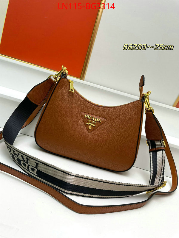 Prada Bags (4A)-Diagonal- new ID: BG3314 $: 115USD