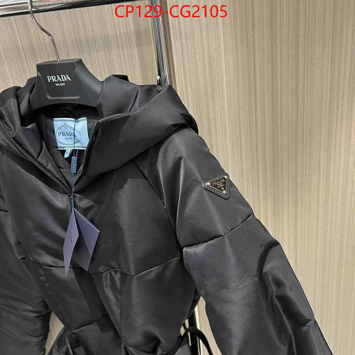 Down jacket Women-Prada 1:1 replica wholesale ID: CG2105 $: 129USD