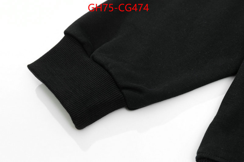 Clothing-Gucci shop cheap high quality 1:1 replica ID: CG474 $: 75USD