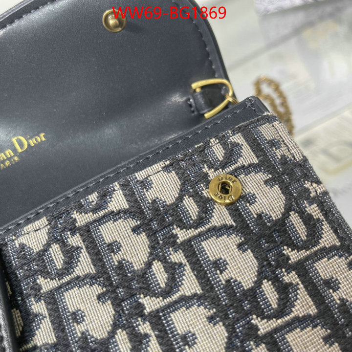 Dior Bags(4A)-Saddle- high quality customize ID: BG1869 $: 69USD