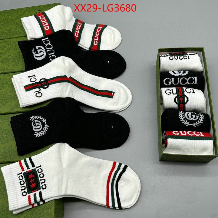 Sock-Gucci from china ID: LG3680 $: 29USD
