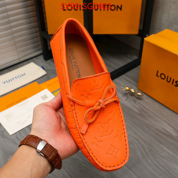 Men Shoes-LV designer fake ID: SG2403 $: 99USD