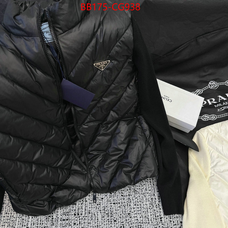 Down jacket Women-Prada how to start selling replica ID: CG938 $: 175USD