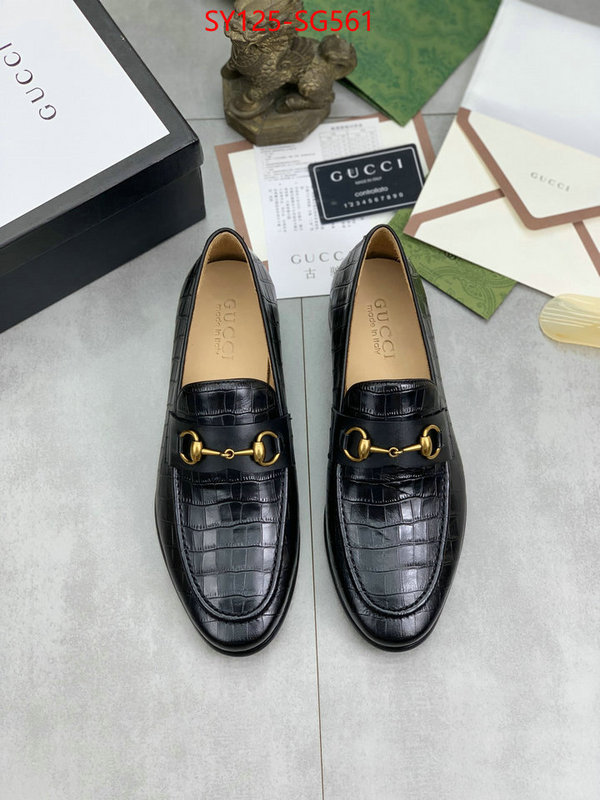 Men Shoes-Gucci top 1:1 replica ID: SG561 $: 125USD