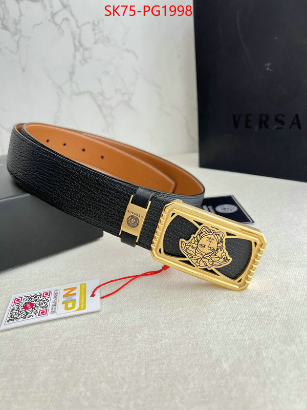 Belts-Versace shop designer replica ID: PG1998 $: 75USD