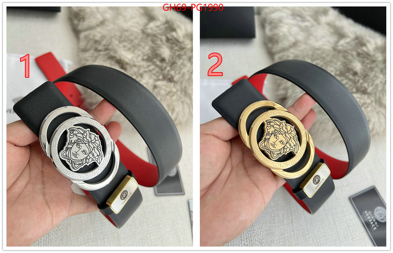 Belts-Versace high quality replica designer ID: PG1990 $: 69USD