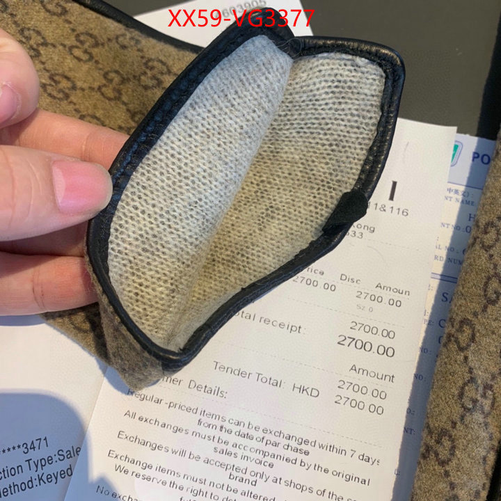 Gloves-Gucci outlet 1:1 replica ID: VG3377 $: 59USD