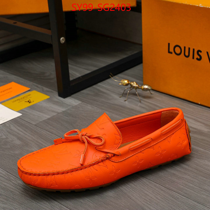 Men Shoes-LV designer fake ID: SG2403 $: 99USD