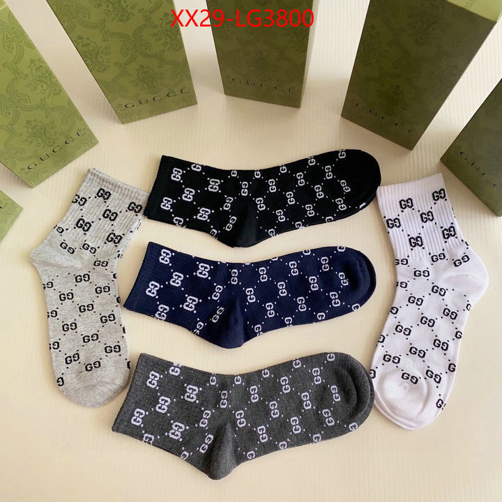 Sock-Gucci china sale ID: LG3800 $: 29USD