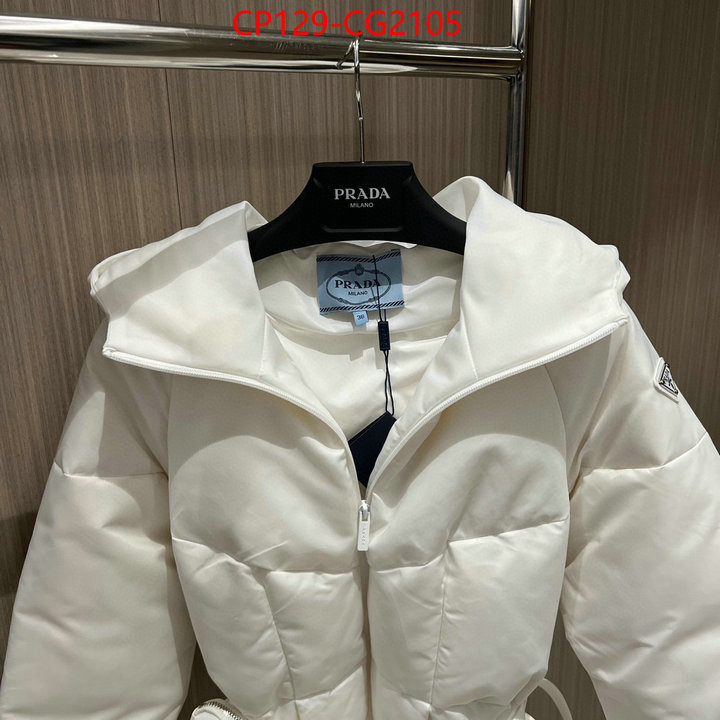 Down jacket Women-Prada 1:1 replica wholesale ID: CG2105 $: 129USD