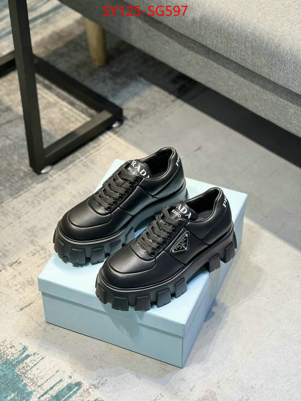 Men shoes-Prada best wholesale replica ID: SG597 $: 125USD