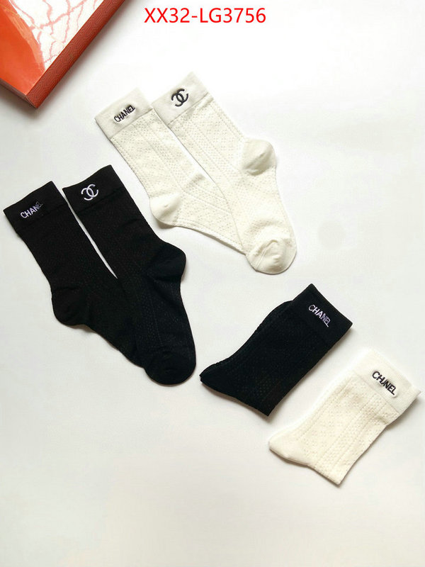 Sock-Chanel highest quality replica ID: LG3756 $: 32USD