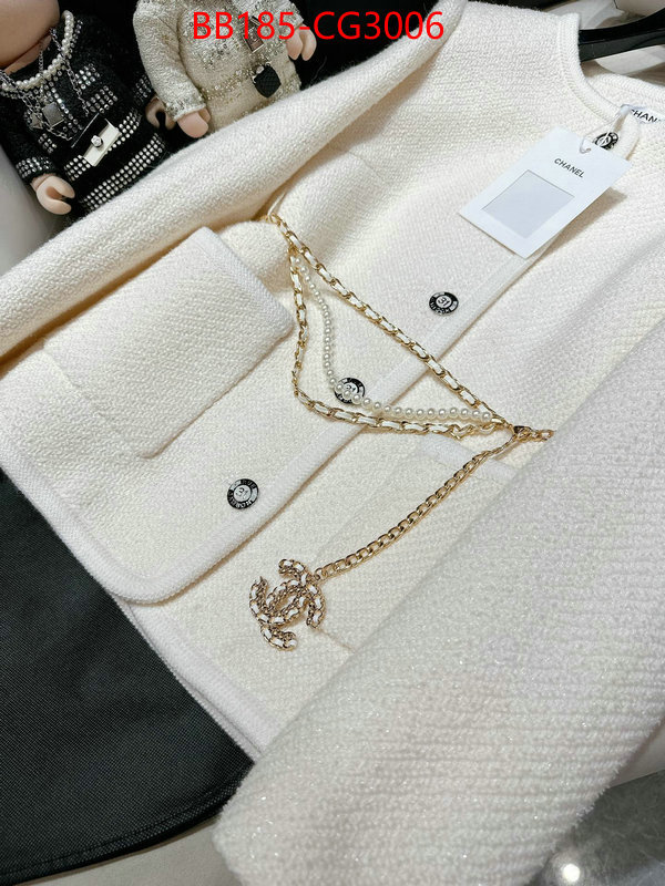 Clothing-Chanel replica aaaaa+ designer ID: CG3006 $: 185USD