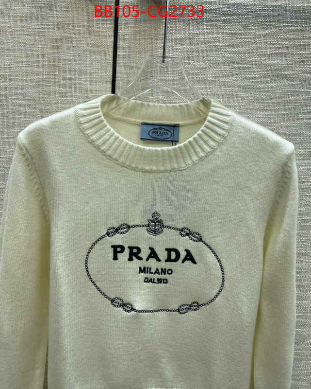 Clothing-Prada replica 2023 perfect luxury ID: CG2733 $: 105USD