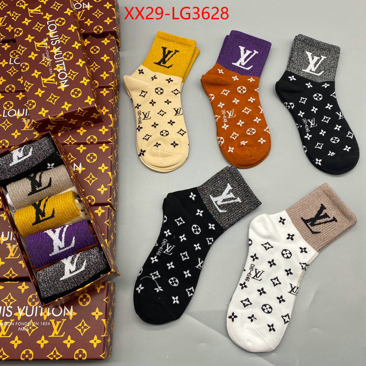 Sock-LV best designer replica ID: LG3628 $: 29USD