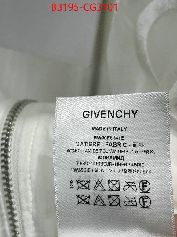 Clothing-Givenchy where can i find ID: CG3101 $: 195USD