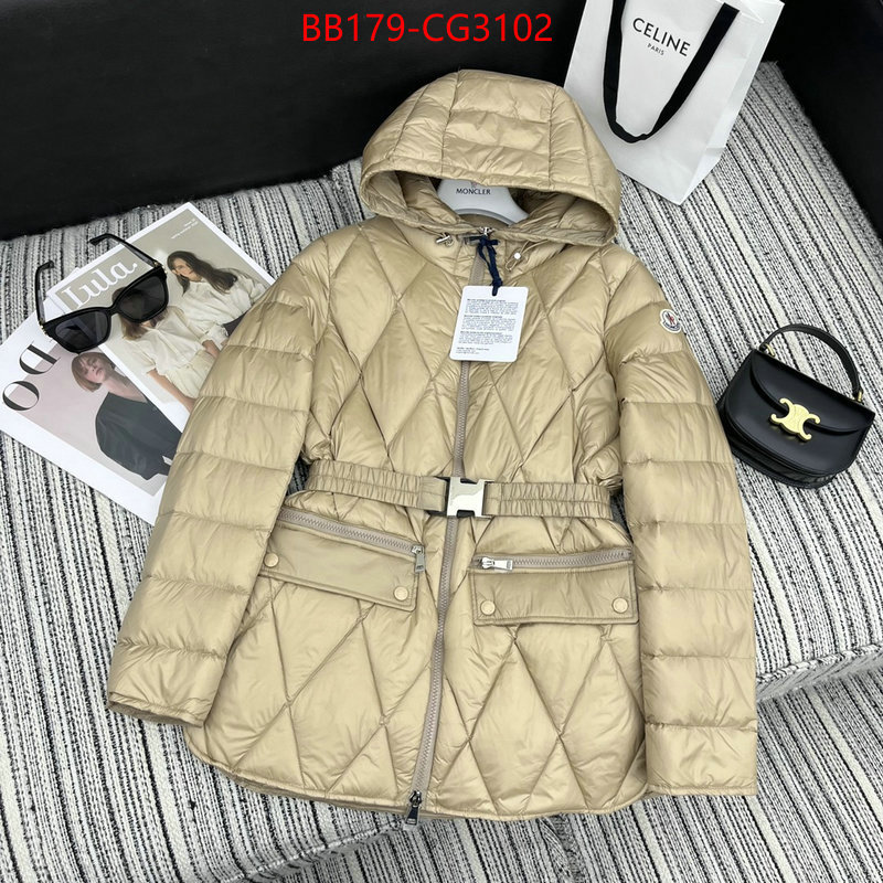 Down jacket Men-Moncler buy aaaaa cheap ID: CG3102 $: 179USD