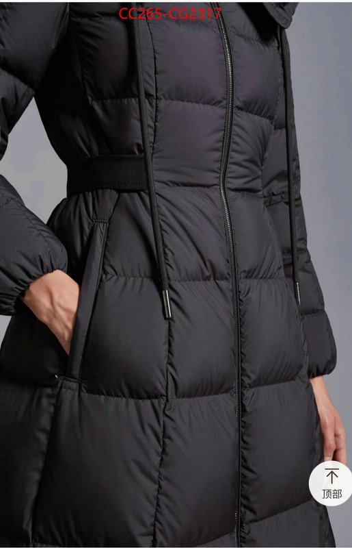 Down jacket Women-Moncler fashion replica ID: CG2317 $: 265USD