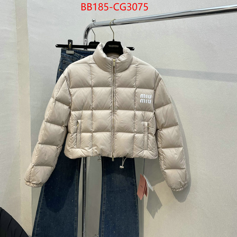 Down jacket Women-Miu Miu best replica 1:1 ID: CG3075 $: 185USD