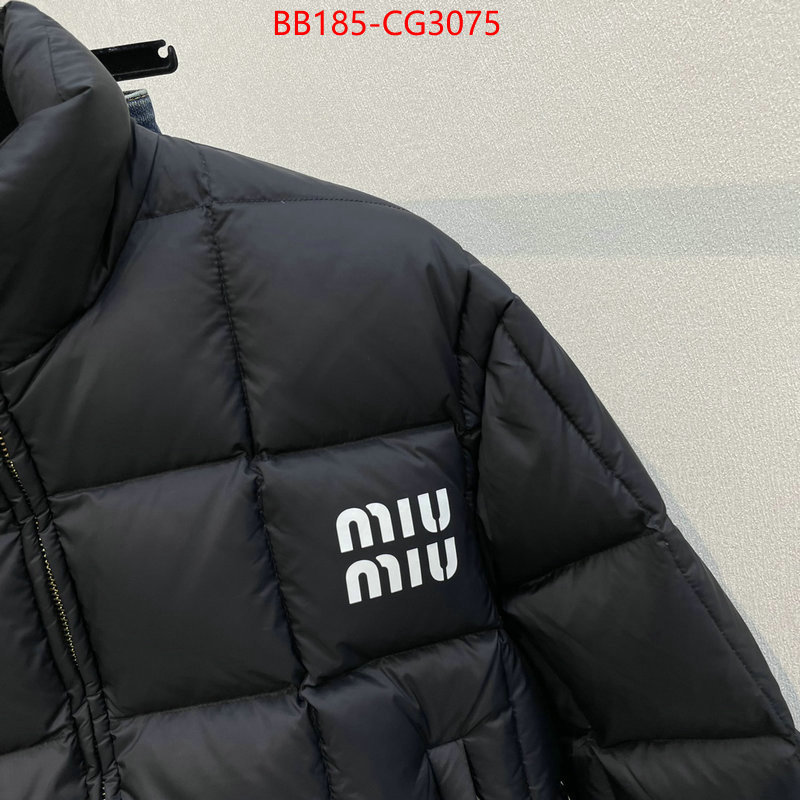 Down jacket Women-Miu Miu best replica 1:1 ID: CG3075 $: 185USD
