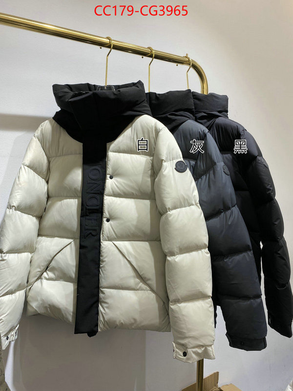 Down jacket Men-Moncler best designer replica ID: CG3965 $: 179USD