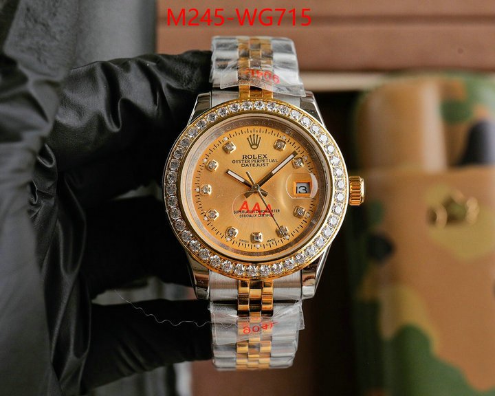 Watch(TOP)-Rolex designer 1:1 replica ID: WG715 $: 245USD