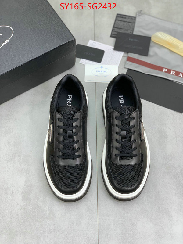 Men shoes-Prada 1:1 replica wholesale ID: SG2432 $: 165USD