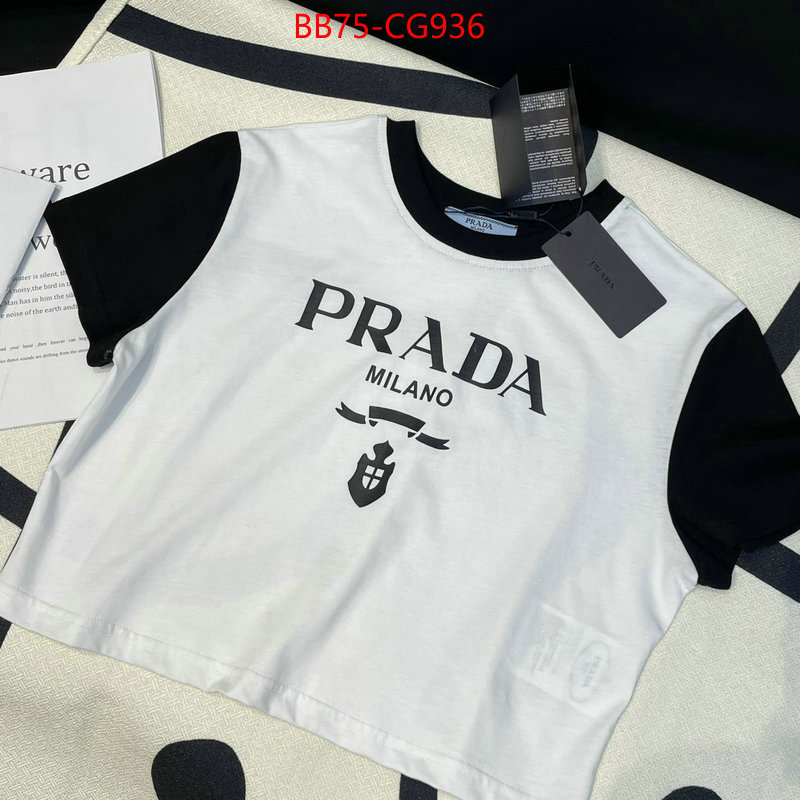 Clothing-Prada how to buy replcia ID: CG936 $: 75USD