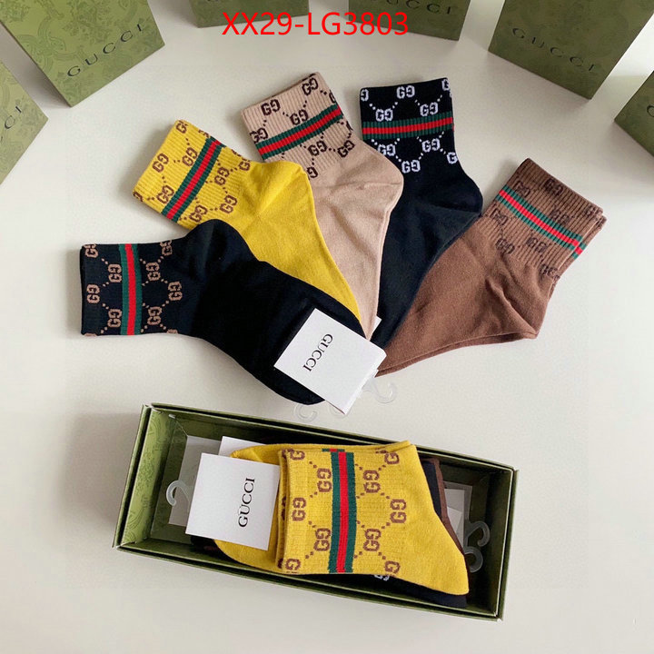 Sock-Gucci top perfect fake ID: LG3803 $: 29USD