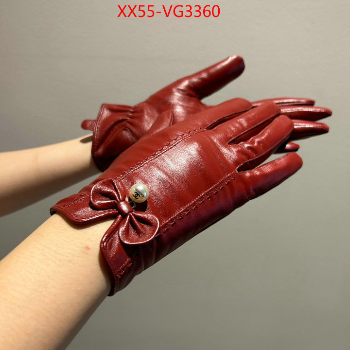 Gloves-Chanel replica designer ID: VG3360 $: 55USD