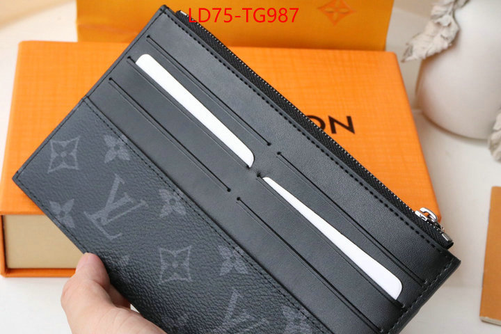 LV Bags(TOP)-Wallet what best designer replicas ID: TG987 $: 75USD