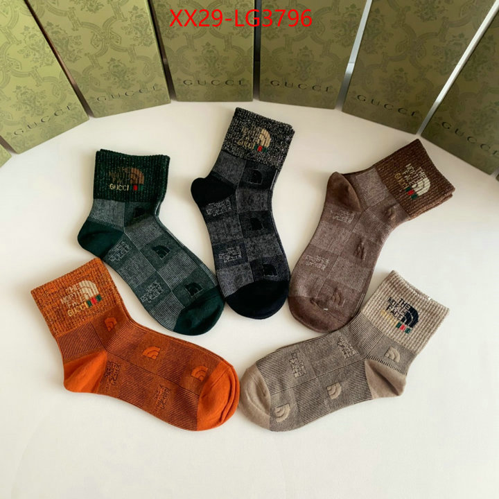 Sock-Gucci fake ID: LG3796 $: 29USD