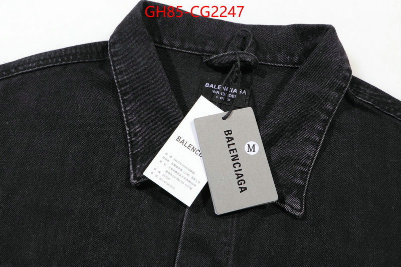 Clothing-Balenciaga top quality website ID: CG2247 $: 85USD