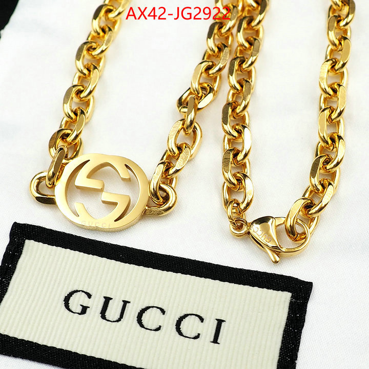 Jewelry-Gucci where could you find a great quality designer ID: JG2922 $: 42USD