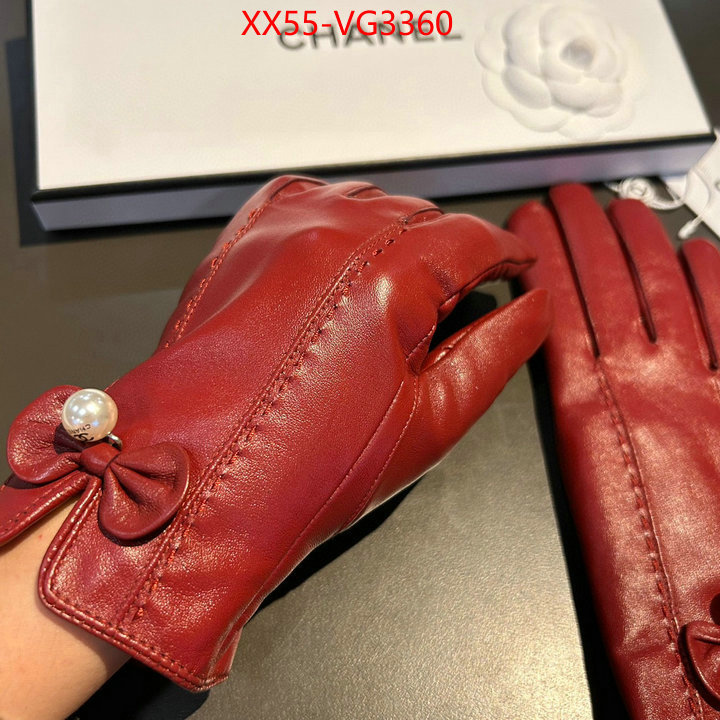 Gloves-Chanel replica designer ID: VG3360 $: 55USD