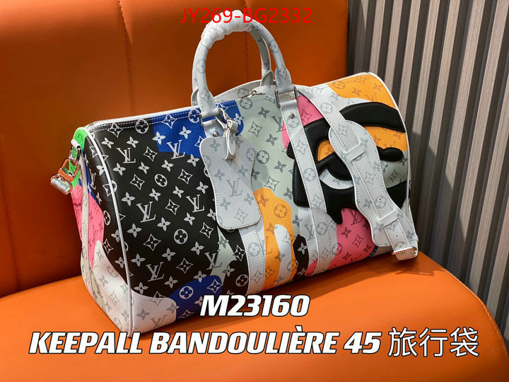 LV Bags(TOP)-Keepall BandouliRe 45-50- where can i buy ID: BG2332 $: 269USD