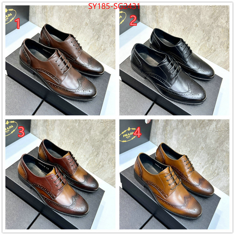 Men shoes-Prada best site for replica ID: SG2431 $: 185USD