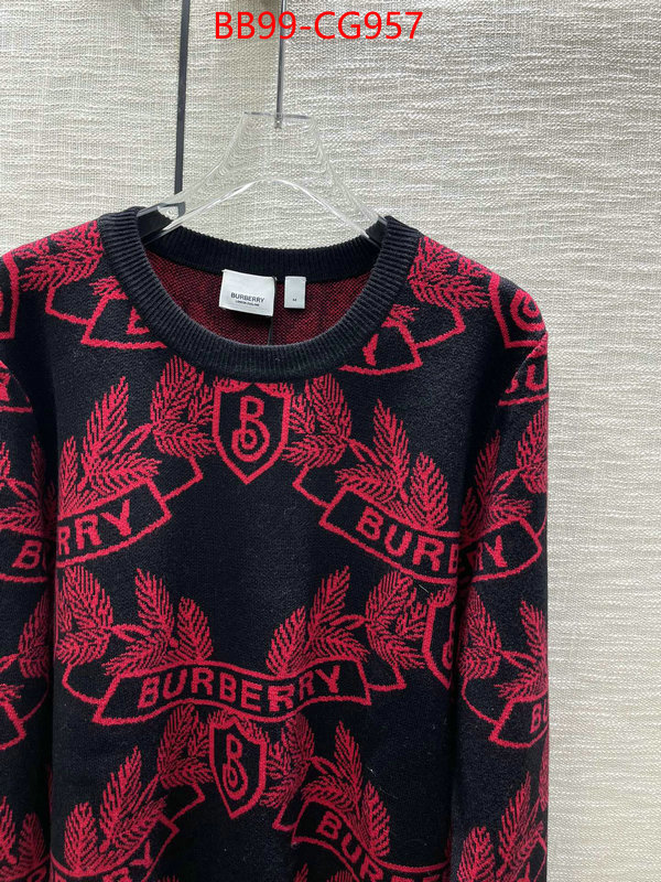 Clothing-Burberry 2023 replica ID: CG957 $: 99USD