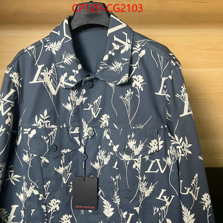 Clothing-LV highest quality replica ID: CG2103 $: 129USD