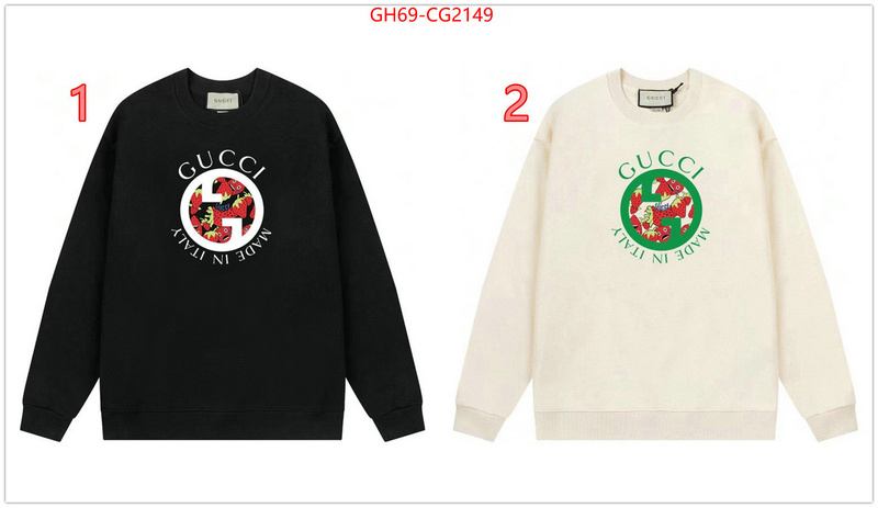 Clothing-Gucci aaaaa quality replica ID: CG2149 $: 69USD