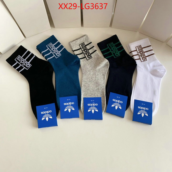 Sock-Adidas best luxury replica ID: LG3637 $: 29USD