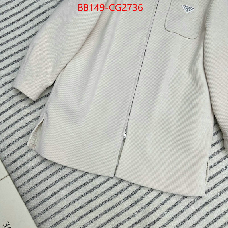 Clothing-Prada top designer replica ID: CG2736 $: 149USD