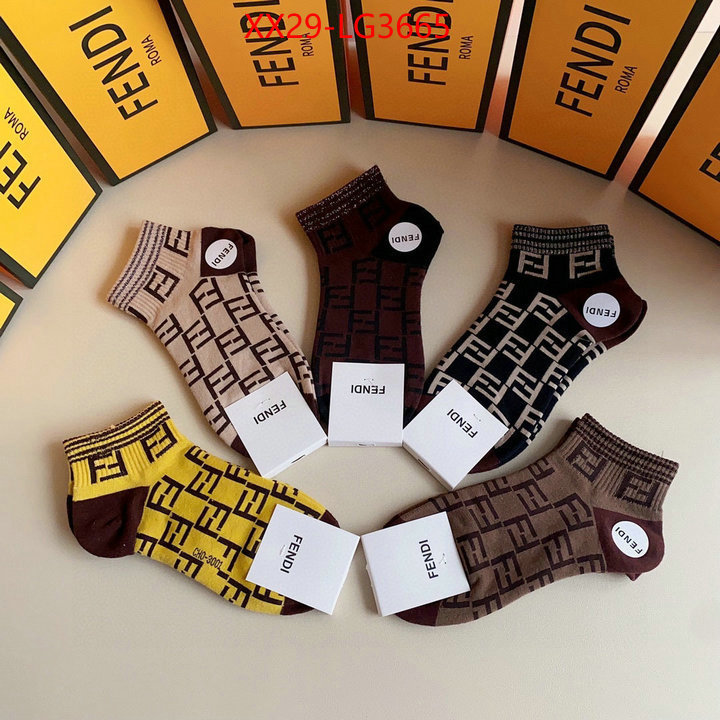 Sock-Fendi what is aaaaa quality ID: LG3665 $: 29USD