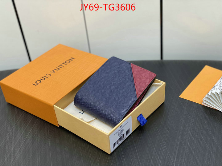 LV Bags(TOP)-Wallet knockoff highest quality ID: TG3606 $: 69USD