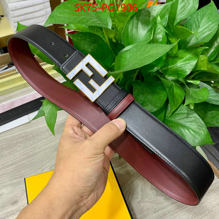 Belts-Fendi how quality ID: PG1906 $: 75USD