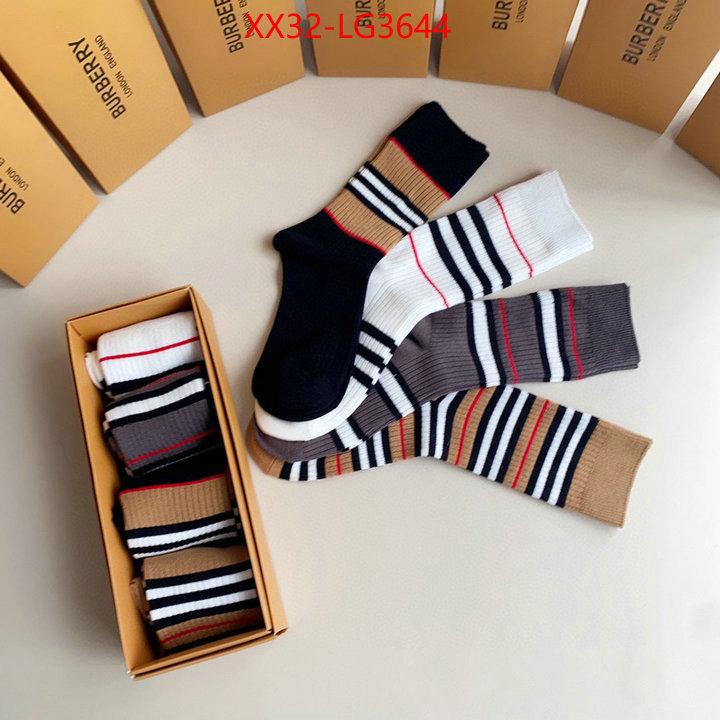 Sock-Burberry buy cheap replica ID: LG3644 $: 32USD