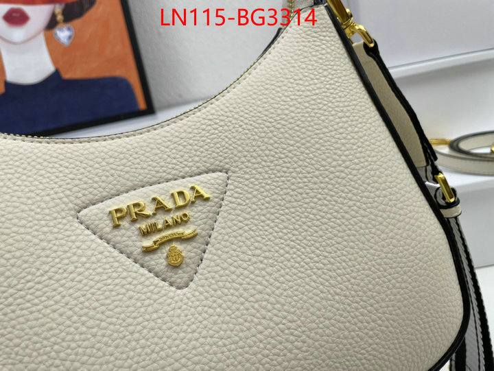 Prada Bags (4A)-Diagonal- new ID: BG3314 $: 115USD