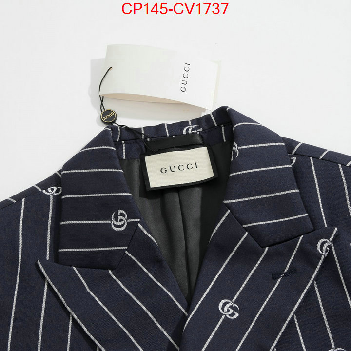 Clothing-Gucci designer fashion replica ID: CV1737 $: 145USD