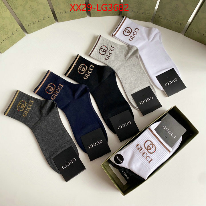 Sock-Gucci perfect quality designer replica ID: LG3682 $: 29USD